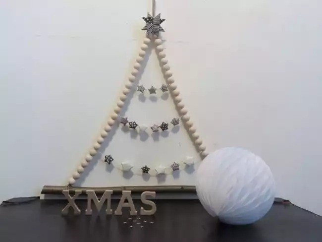 DIY sapin de Noël mural