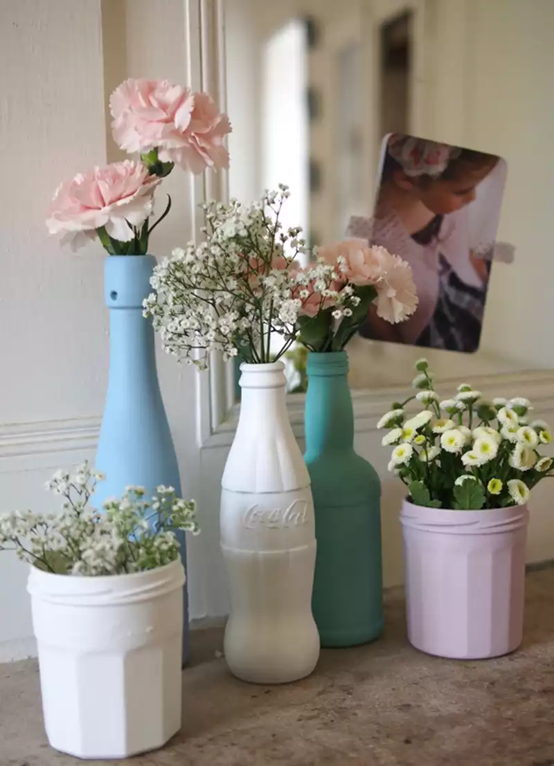 DIY Vases faits maison