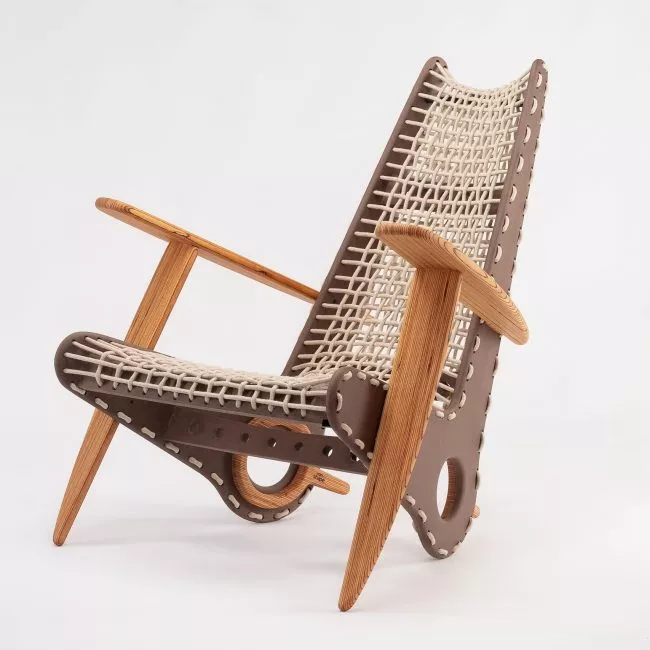 BIRDY SHPAE TO YOU INSTA 2 TIERS chaise marron