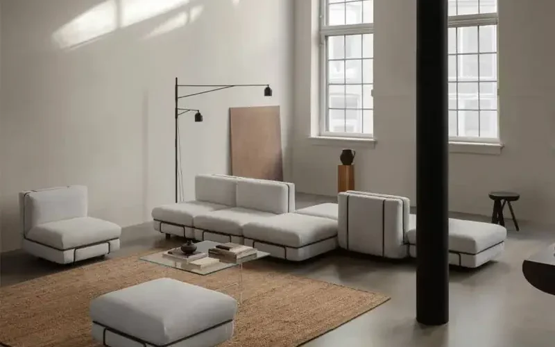 Canapé modulable GB Lounge de chez Karakter