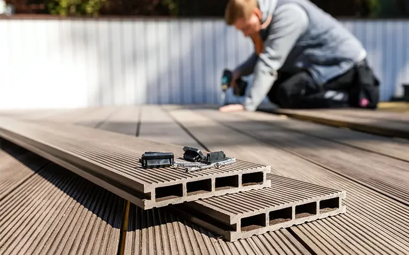 Construction d'une terrasse