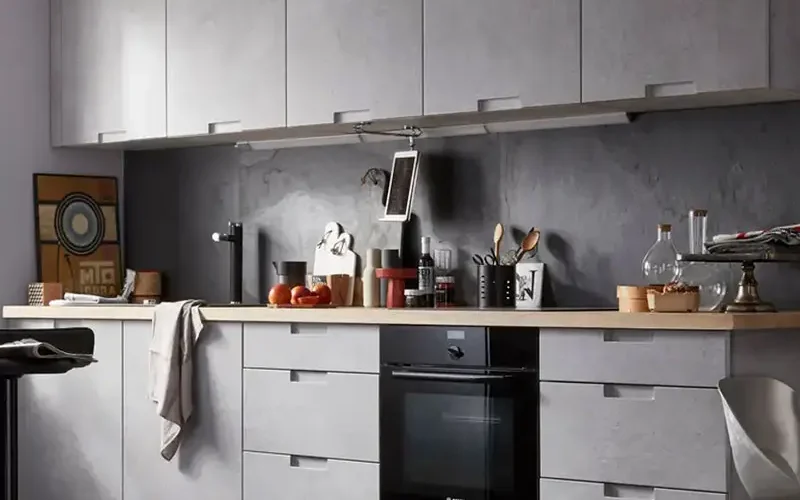 Cuisine effet béton