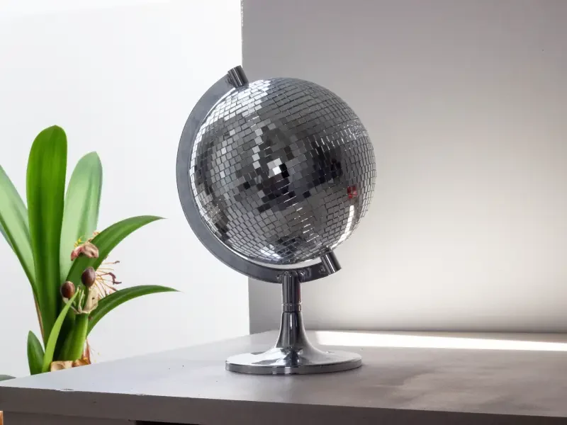 diy-boule-disco-mappemonde DIY mappemonde boule disco