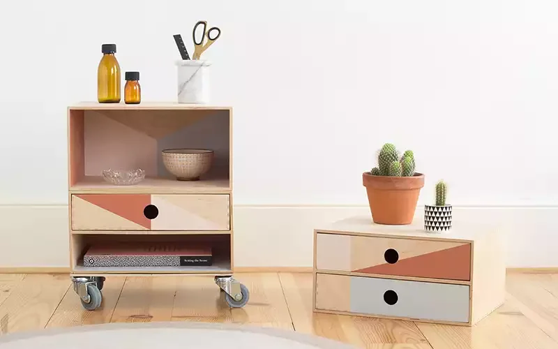 DIY meuble modulable graphique