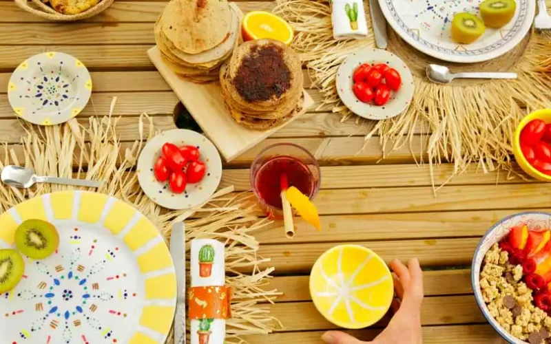 DIY set de table bohème