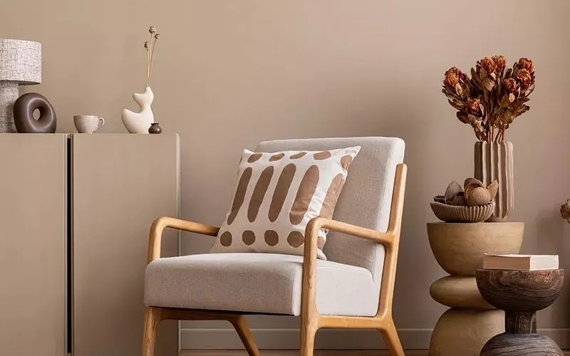 Fauteuil gris design et moderne