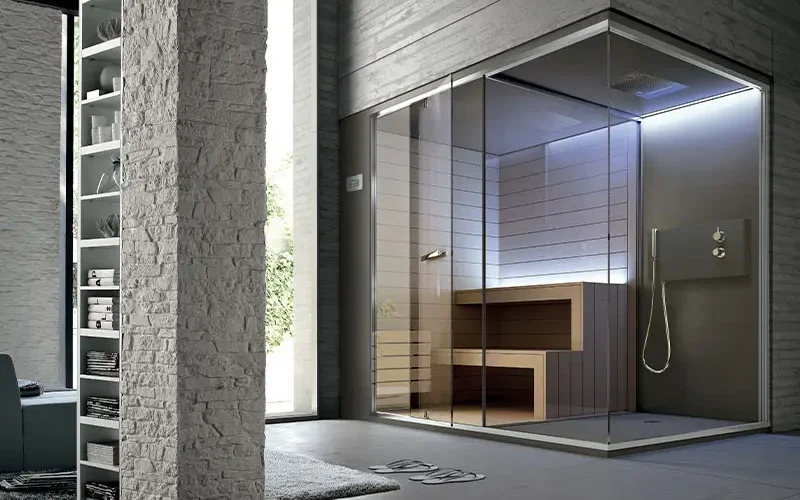 Sauna design et moderne dans la maison