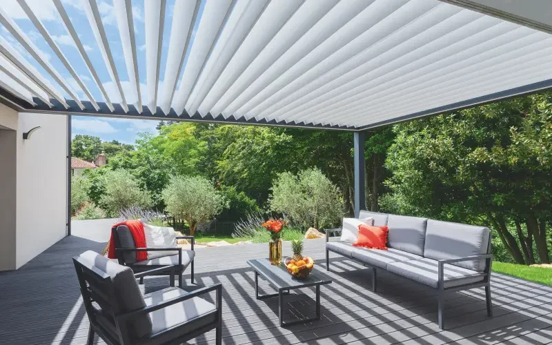 Lames amovibles de pergola bioclimatique