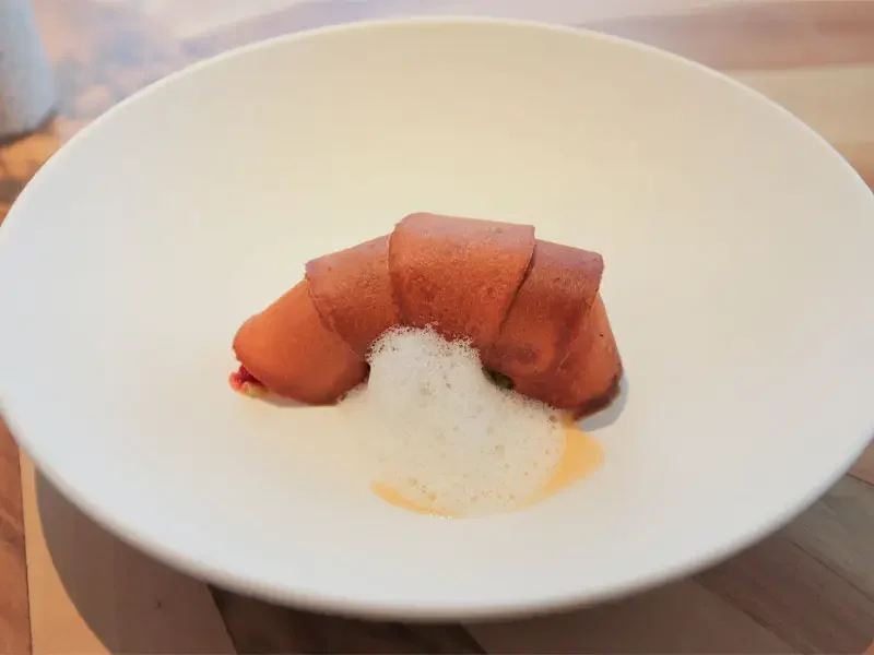 Recette homard, rhubarbe et Rau-Ram