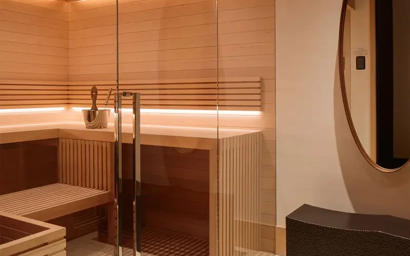 Sauna par Charles Cunniffe Architects