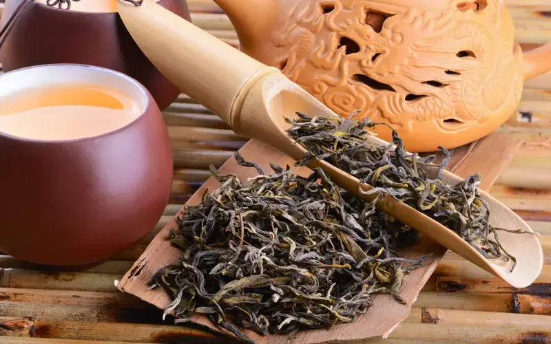 Feuilles séchées thé Oolong