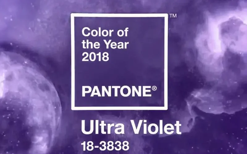 Ultra violet couleur Pantone 2018