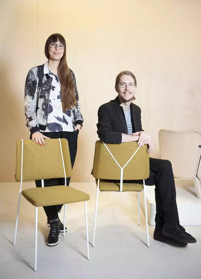 Emma & Fredrik, fondateurs de Färg & Blanche