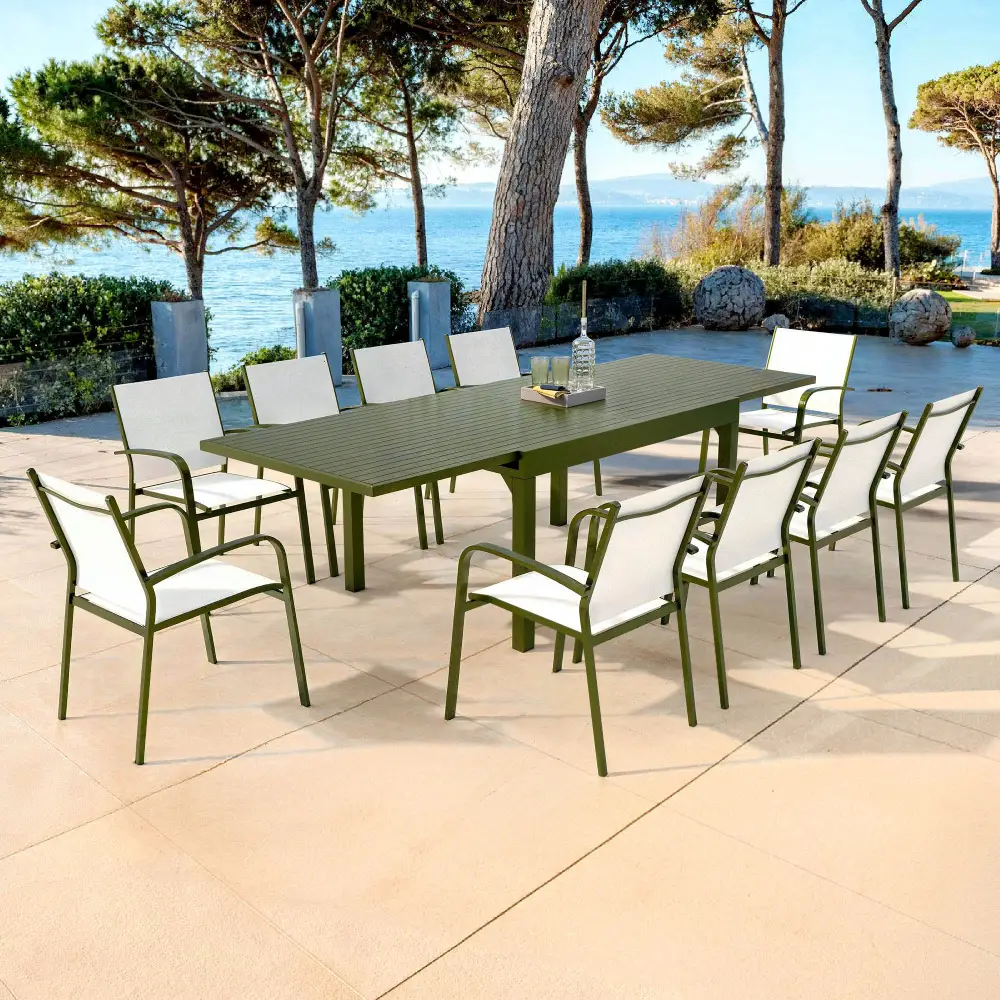 Ensemble table et chaise extérieur Eminza