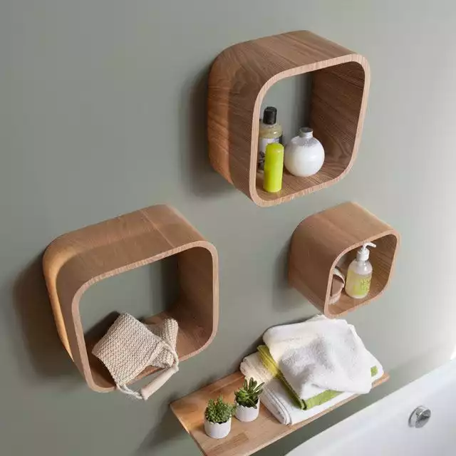 etagere cube bois