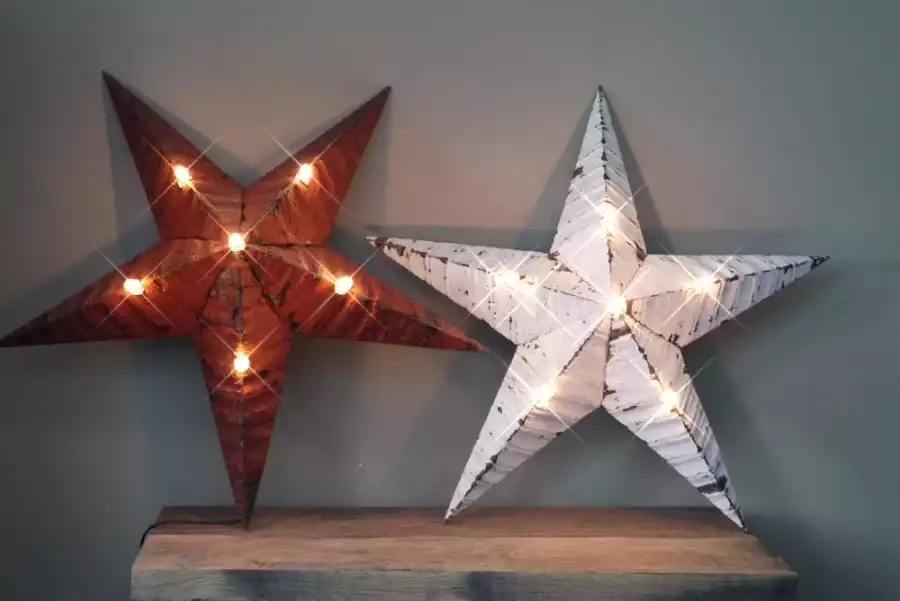 Étoiles lumineuses pour déco de fête