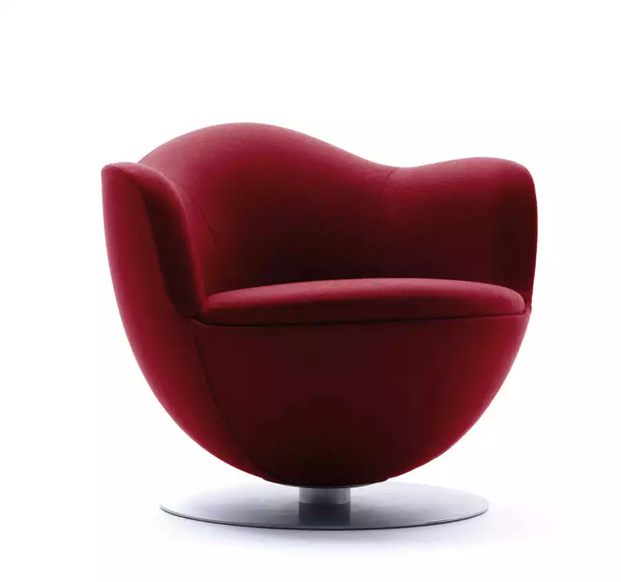 Fauteuil Dalia rouge Cappellini