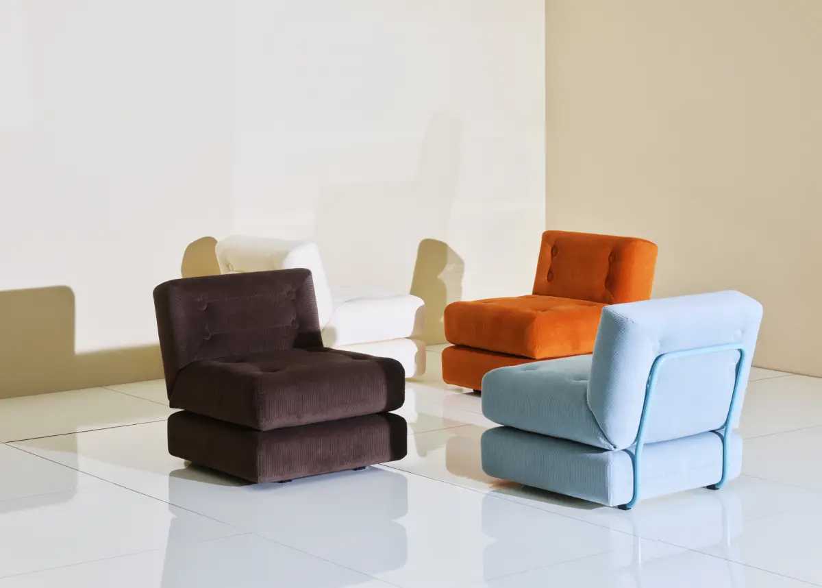 Fauteuil Easy modulable coloré Fasetti