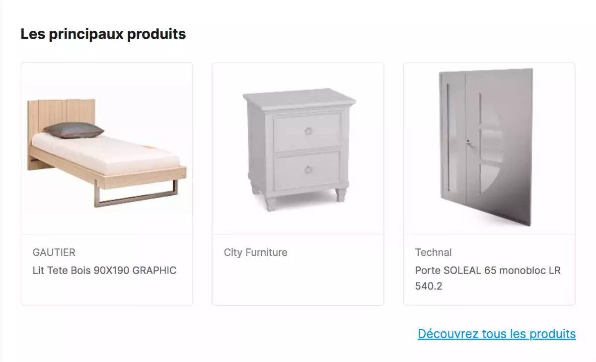 Liste shopping issue de votre conception 3D