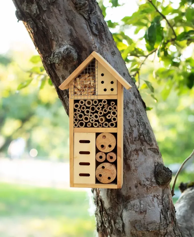 Hôtel à insectes pour le jardin