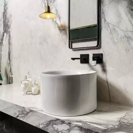 Salle de bains marbre
