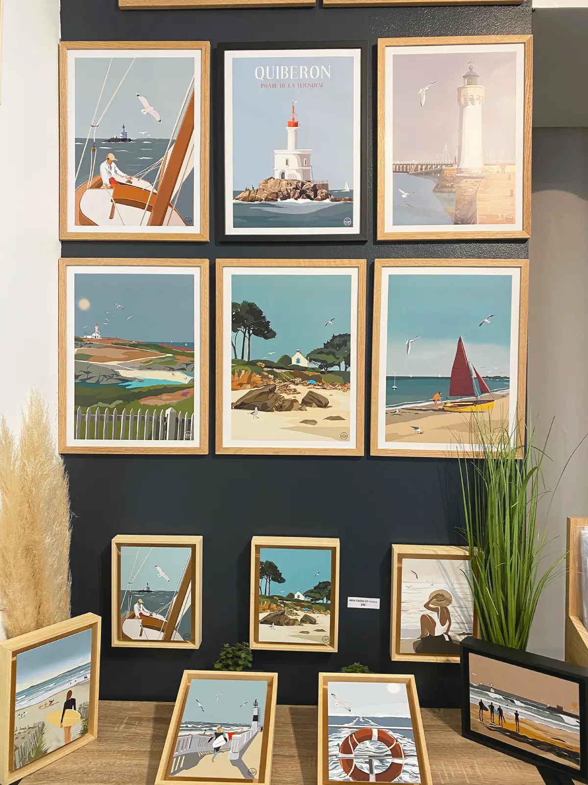 Illustrations encadrées de Seaside Galerie