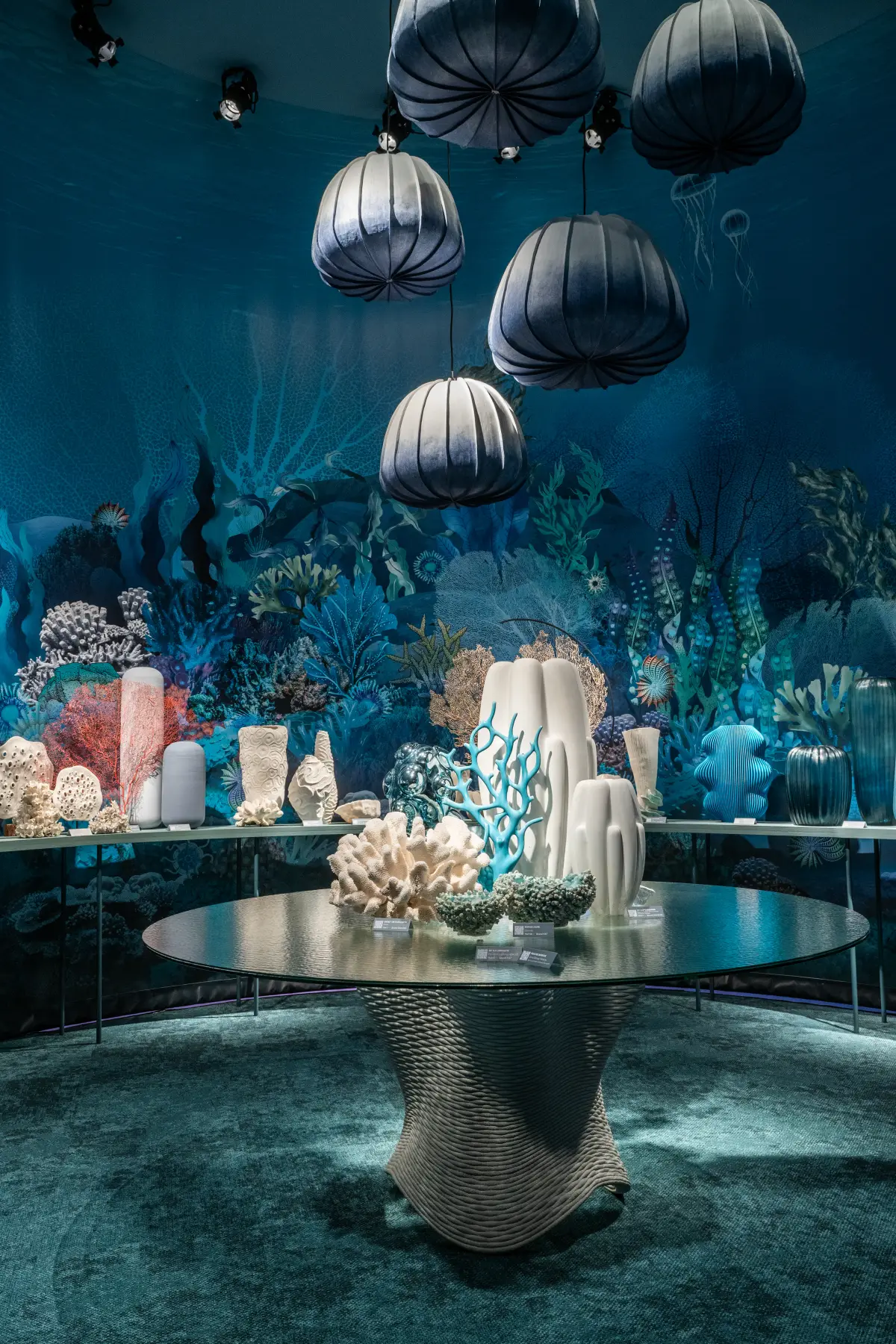 Deep Sea, espace univers fonds marins par Elizabeth Leriche sur le salon Maison&Objet janvier 2024