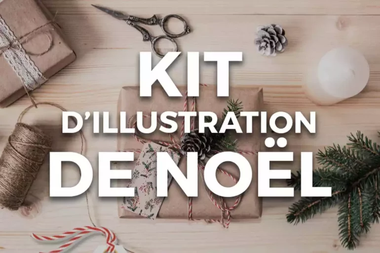 visite déco, visite winter, visite opale flandre, kit d'illustration de noël 2017