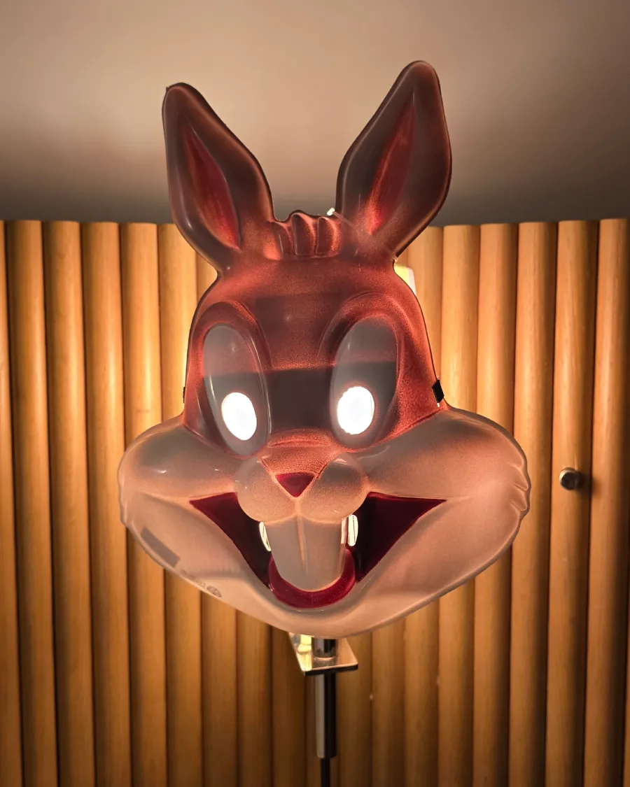 Lampe abat-jour avec masque Looney Tunes