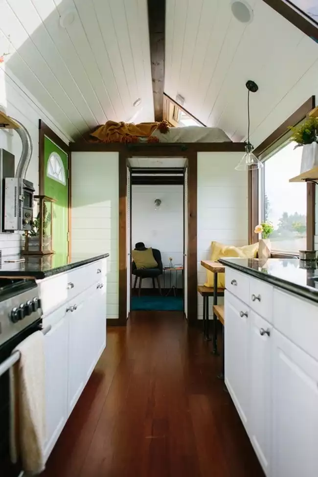 Lit mezzanine dans une Tiny House