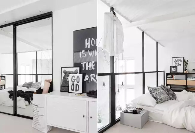 Loft black and white