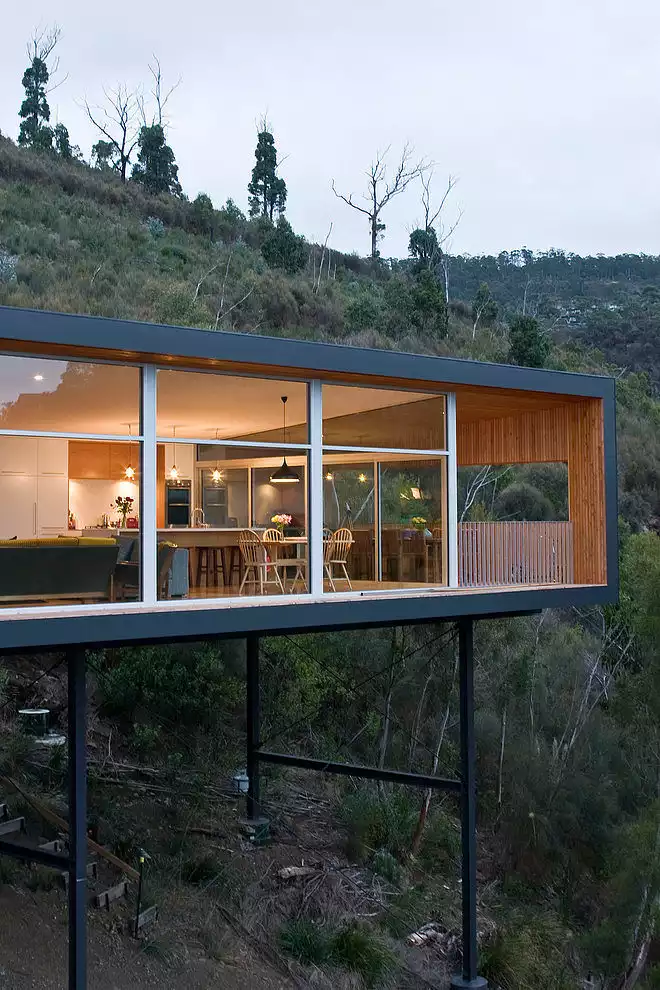 Loft vitré surplombant l'Île de Tasmanie