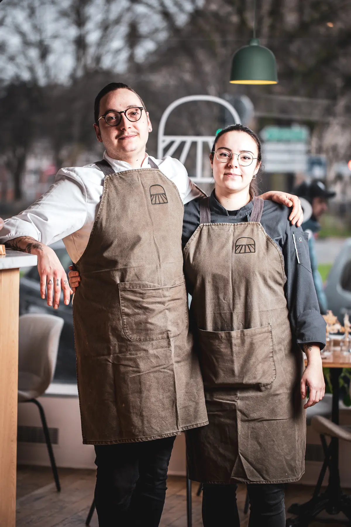 Portrait Lucas Tricot et Elisa Rodriguez, chefs du restaurant Suzanne