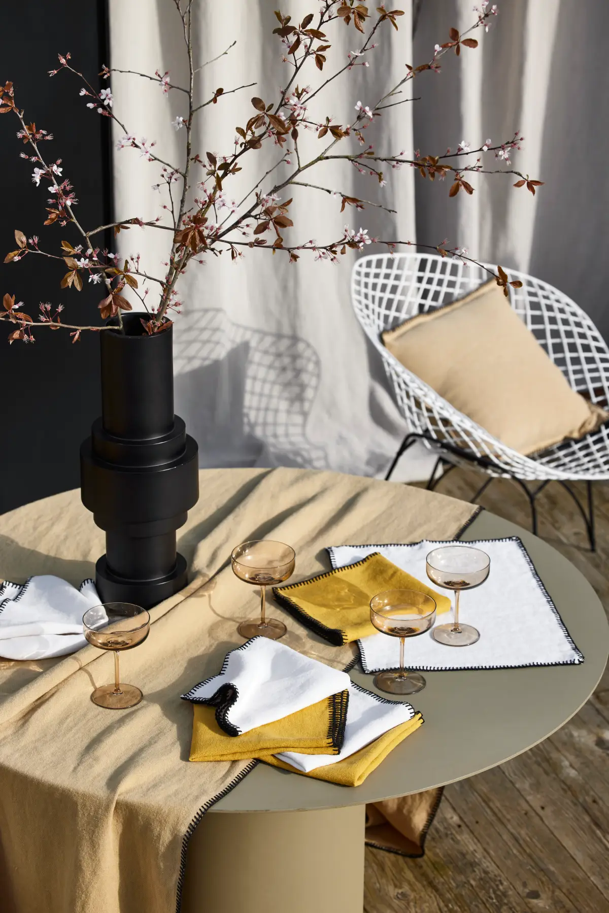 Collection Madura, textiles pour une table estivale