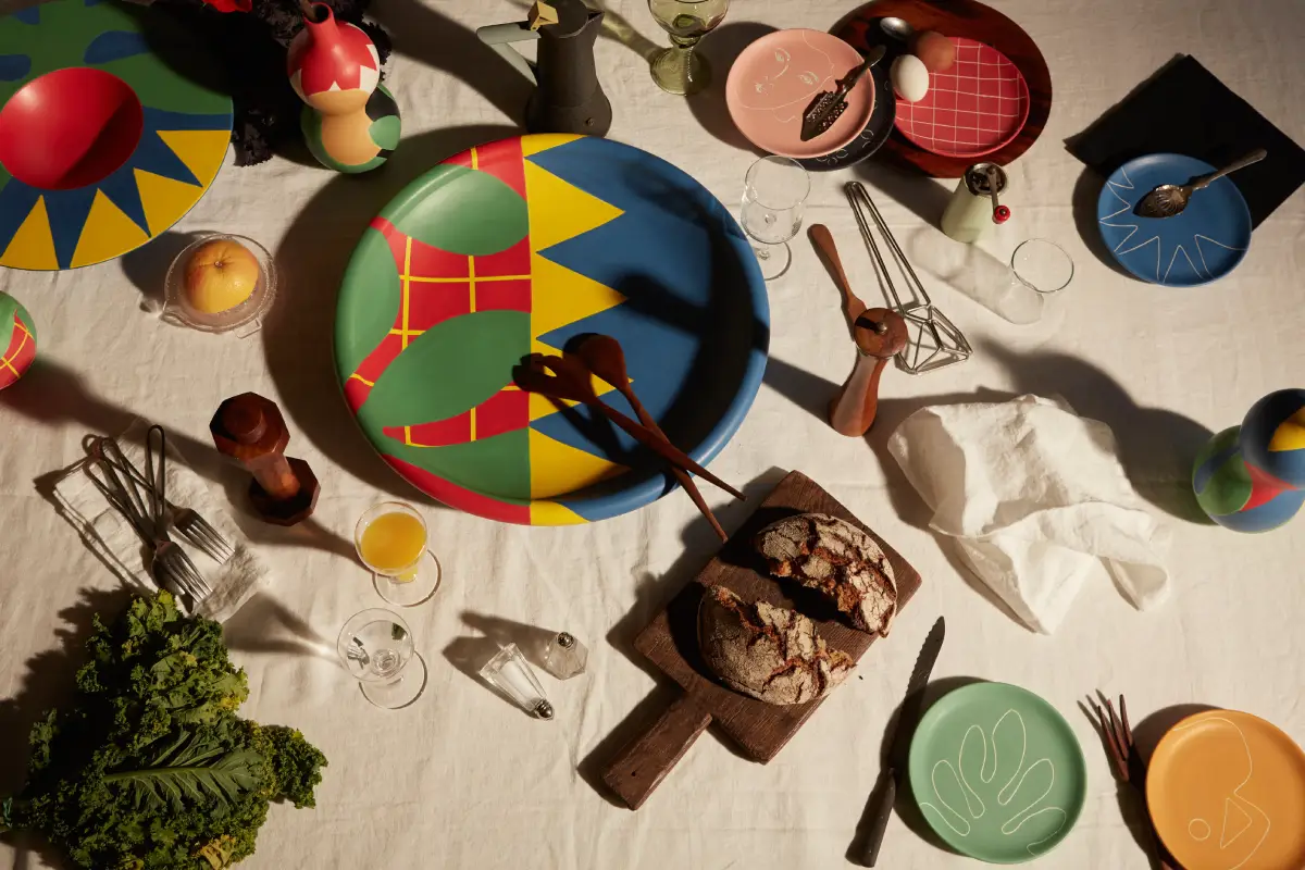 Collection de vaisselle "La musique" par Maison Matisse