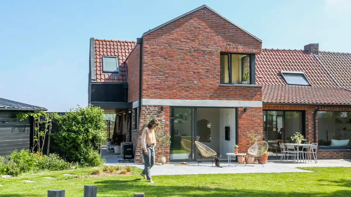 Rénovation d'une maison semi-flamande à Toufflers