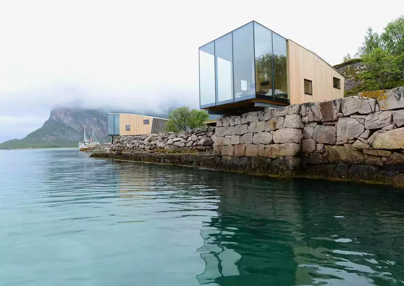 Maison surplombant les lacs Norvégien