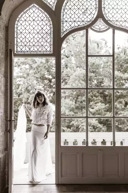 Robe de mariée hiver
