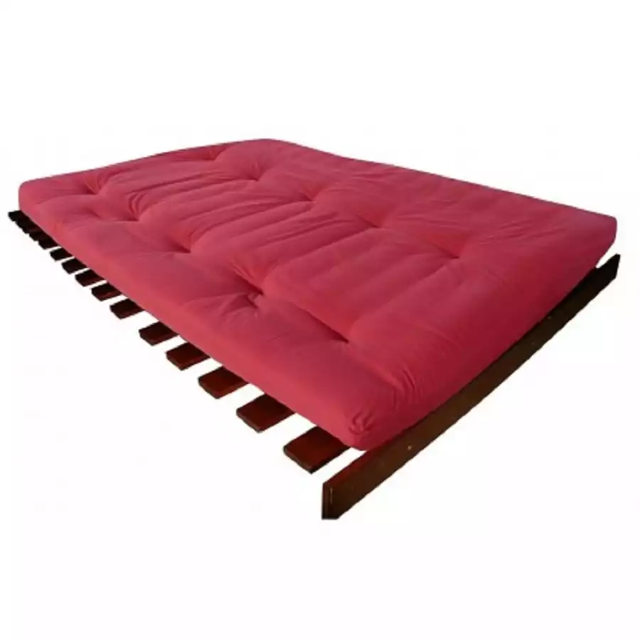 Matelas futon rouge