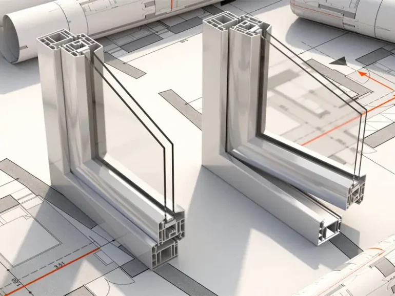 Profilage cadre fenêtre aluminium