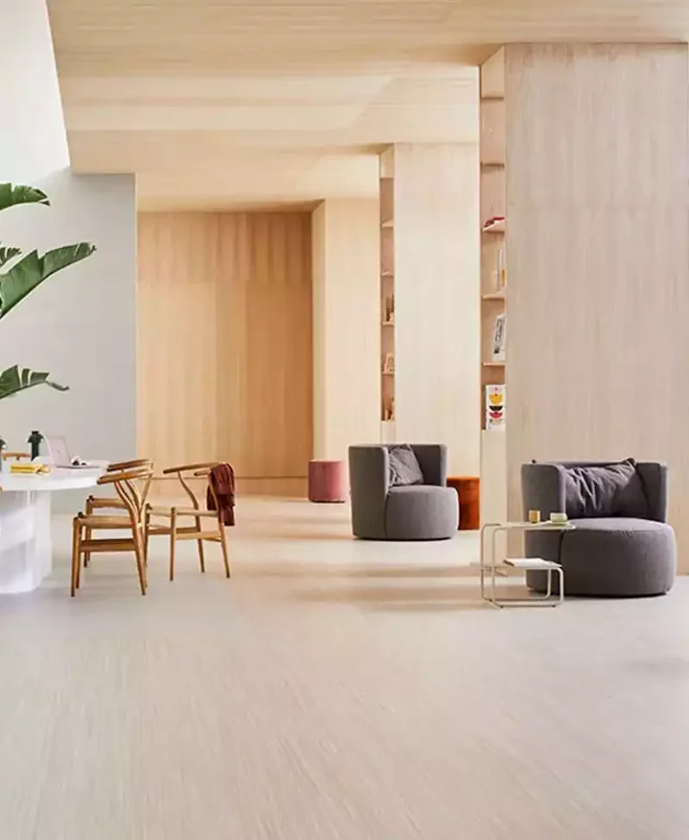 Vue hotel, sol lino