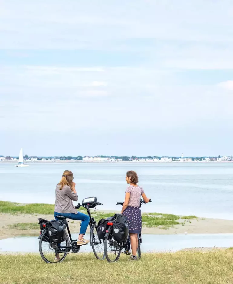 Deux vélos sur la vélomaritime