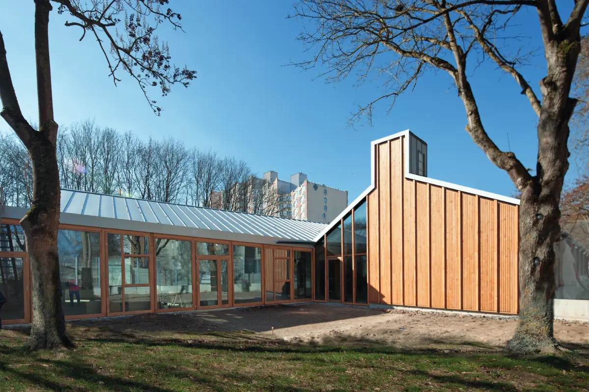 Bâtiment de la médiathèque d'Amiens