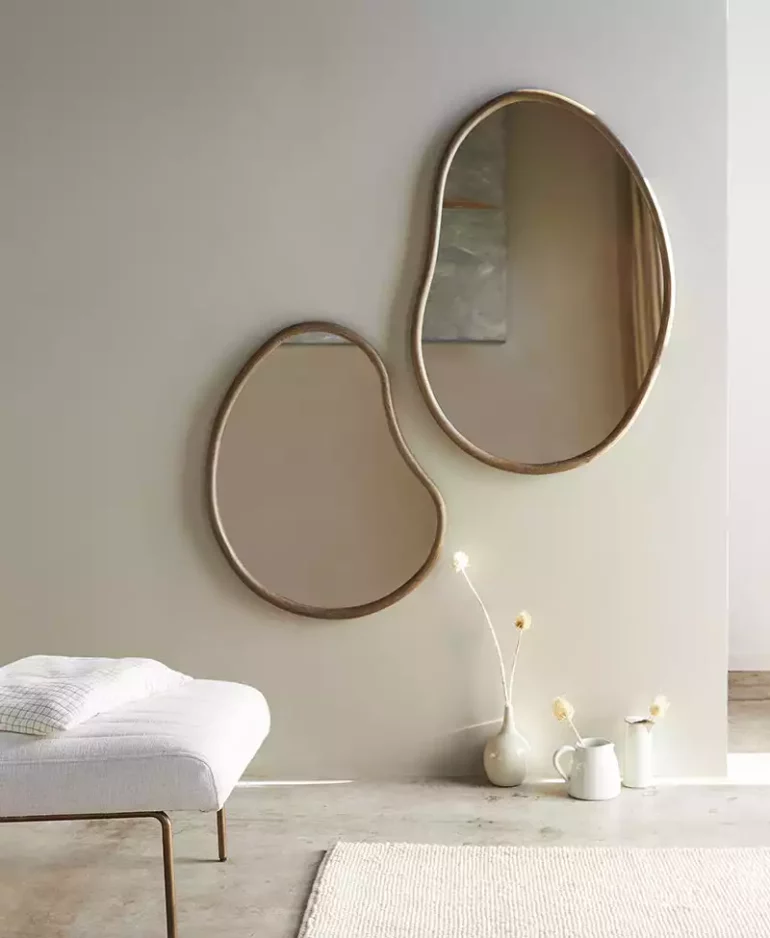 miroirs forme organique