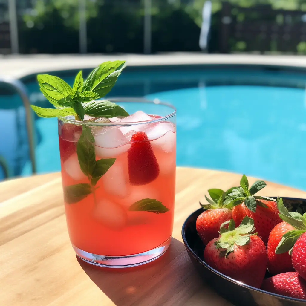 Mocktail Basil Instinct, profiter de sa piscine autour d'une boisson fraîche