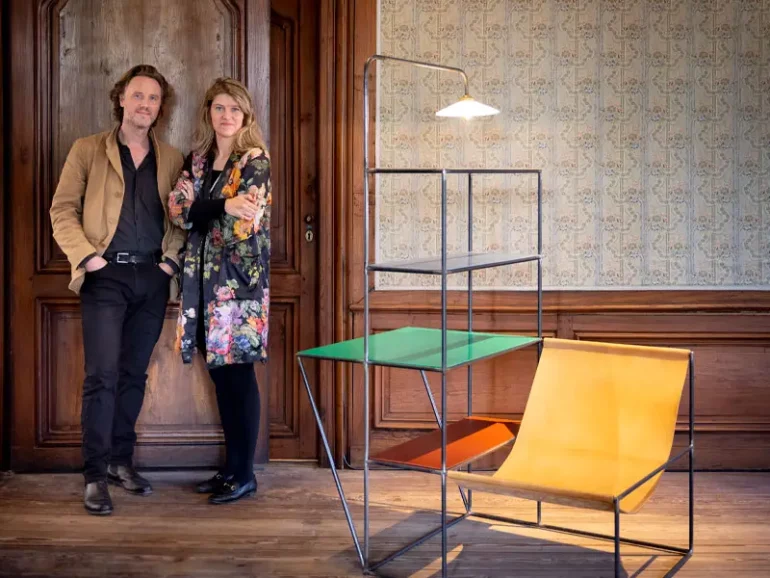 Portrait du duo de designers Muller Van Severen