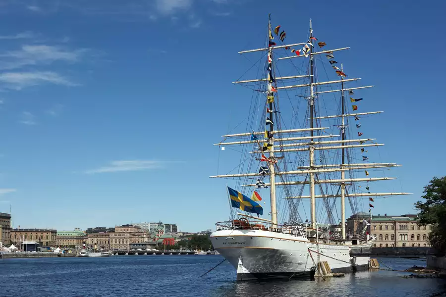 nuit insolite à Stockholm sur un bateau