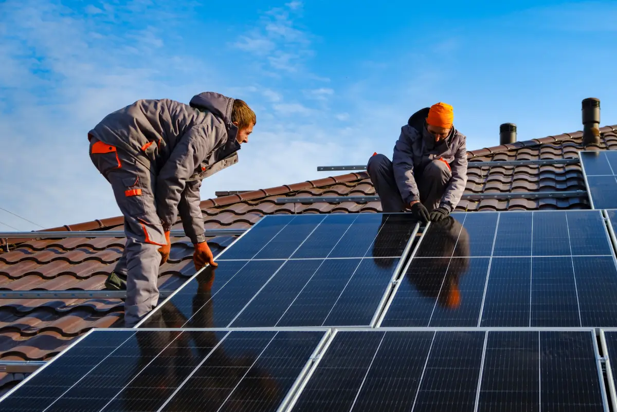 Pose de panneaux photovoltaïque