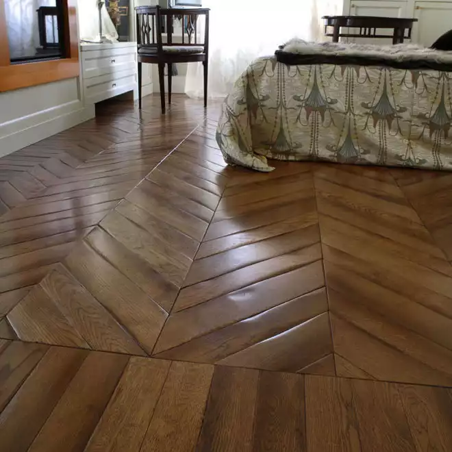 Parquet en chêne vieilli