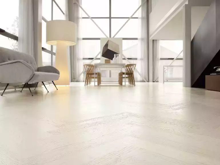 Parquet blanc aboslu